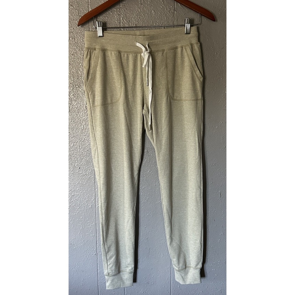 Zyia Active Women's Classic Tapered Joggers in Oatmeal Size S
